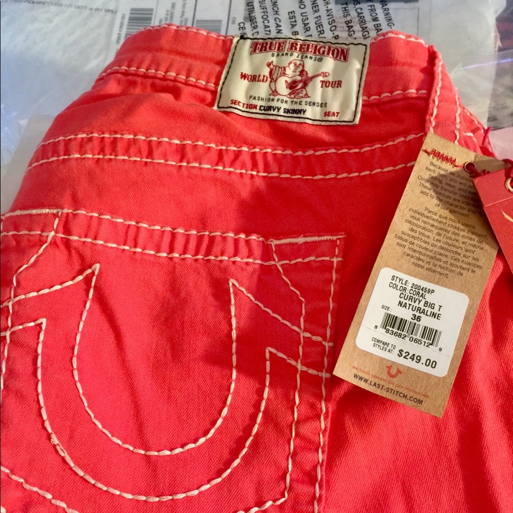 True Religion Pink Jeans